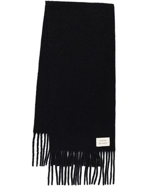 Loulou de Saison Damen Alpakaschal „Santo“ - Schwarz