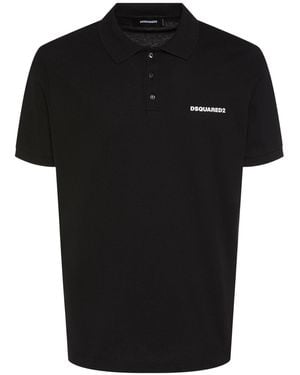 DSquared² Poloshirt "tennis" - Schwarz