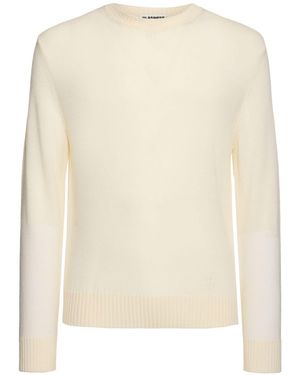 Jil Sander ウールセーター - ナチュラル