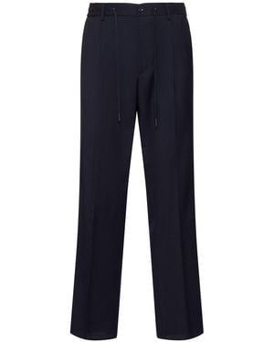 Tagliatore Herren Jogginghose Aus Wolle „Clapton“ - Blau