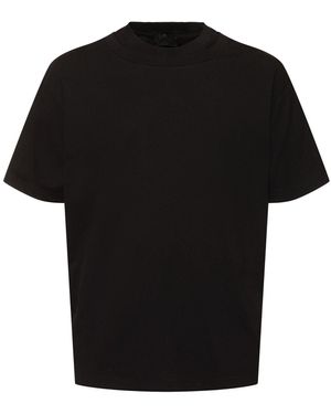 【MONCLER】DOUBLE COLLAR COTTON T-SHIRT ダブルネック Tシャツ Moncler Double Collar Cotton T-Shirt in Black for Men | Lyst UK