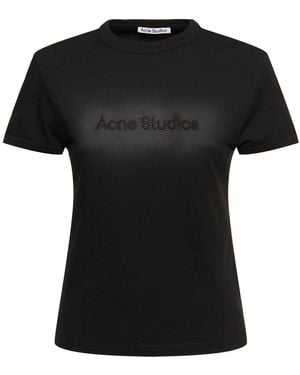 Acne Studios Edra Sticker Midsummer Unisex T-shirt ホワイト
