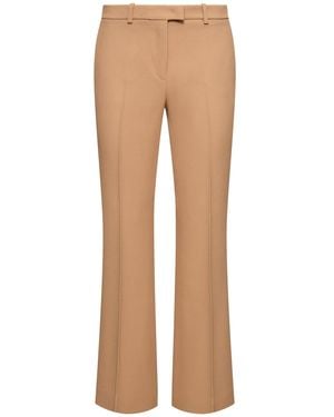 Michael Kors Haylee クレープクロップドフレアパンツ - ナチュラル