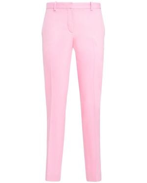 Versace Hose Aus Stretch-wolle - Pink