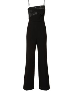 Roland Mouret Schwerer Jumpsuit Aus Cady - Schwarz