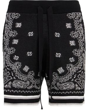 Amiri Bandana Short - Black