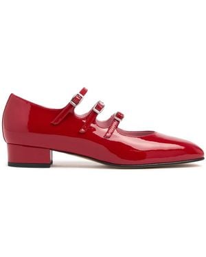 CAREL PARIS 20mm Hohe Lacklederpumps "ariana" - Rot