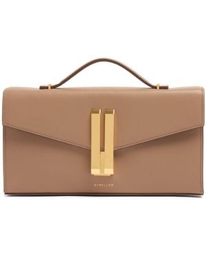DeMellier London Vancouver Smooth Leather Clutch - Brown