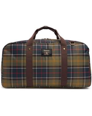 Barbour Herren Reisetasche Mit Schottenmuster „Torridon“ - Schwarz