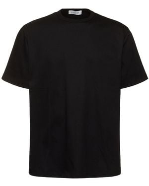 Lanvin T-shirt Aus Baumwolle "essential" - Schwarz