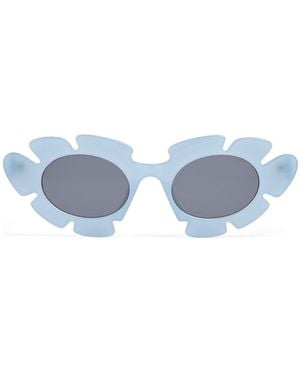 Loewe Paula's Ibiza Flower Shaped Sunglasses - Blue