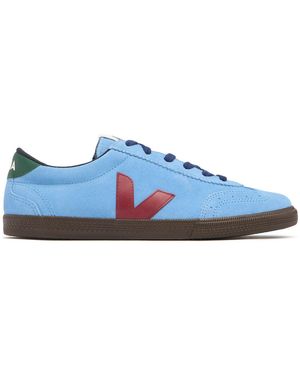 Veja Volley Suede Trainers - Blue