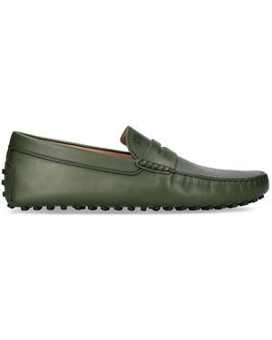 Tod's Lederloafers - Grün