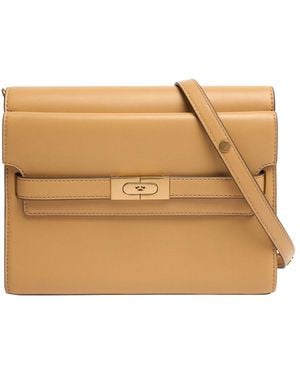 Tory Burch Schultertasche Aus Leder "lee Radziwill" - Natur