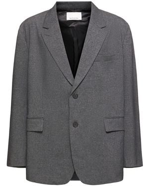 Frankie Shop Beo Tech Blend Blazer - Black