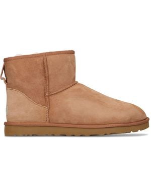 UGG 10mm Hohe Shearlingstiefel "classic Mini" - Braun