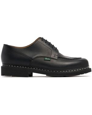 Paraboot Chambord Leather Derby Lace-up Shoes - Black