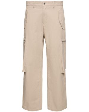 Represent Workshop Herringbone コットンパンツ - ナチュラル