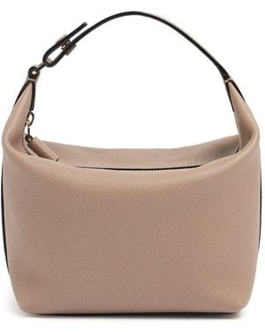 Valextra Damen Handtasche Aus Leder „Mochi“ - Mettallic