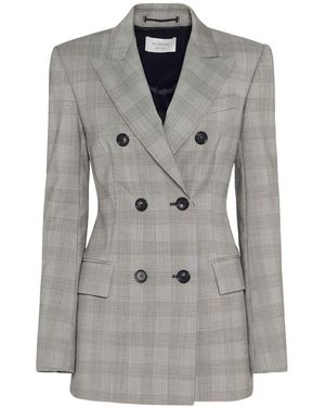 Sportmax Astro ウールブレンドブレザー - グレー