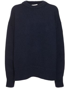 The Row Strickpullover Aus Wolle Und Kaschmir "ophelia" - Blau
