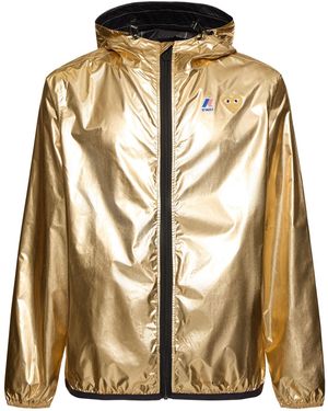 COMME DES GARÇONS PLAY Herren Jacke Mit Reißverschluss „K-Way Emblem“ - Mettallic