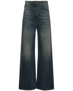 MSGM Medium Jeans Aus Denim - Blau