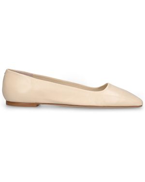 Aeyde 15mm Hohe Lederballerinas "matti" - Natur