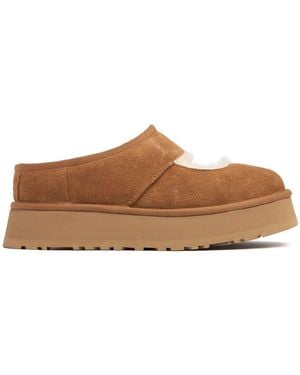 UGG Damen 44Mm Hohe Mules Aus Shearling Und Wildleder „Bea“ - Braun