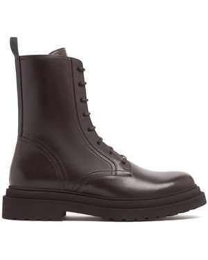 Brunello Cucinelli Leather Ankle Boots - Brown