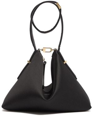 TOTEME Damen Handtasche Aus Satin - Schwarz