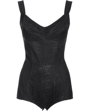 Dolce & Gabbana レースボディスーツ - ブラック