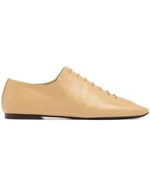 Lemaire 10Mm Souris Leather Lace-Up Shoes - Brown
