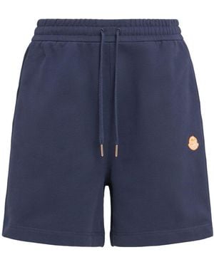 Moncler Genius Herren Baumwollshorts „Moncler X Gilga Farm“ - Blau