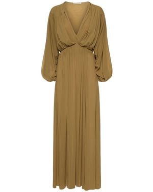 Philosophy Di Lorenzo Serafini Damen Langes Kleid Aus Tüll - Natur