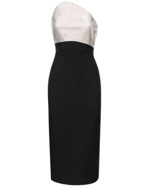 Roland Mouret バイカラー ドレス - ブラック