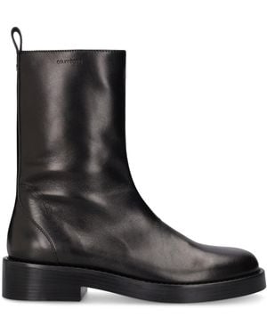 Courreges Lederstiefel "rider" - Schwarz