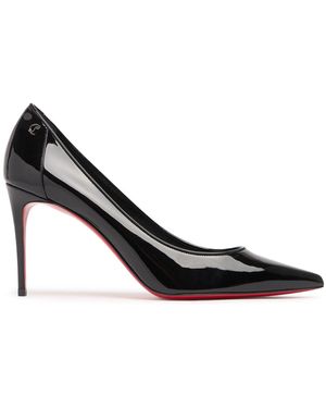 Christian Louboutin 85Mm Sporty Kate Leather Pumps in Black Lyst UK