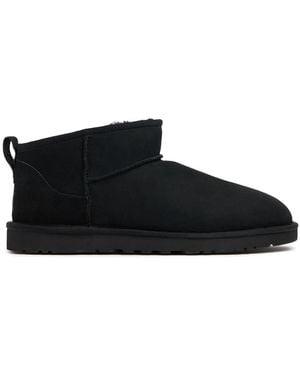 UGG Classic Ultra Mini Sheepell Stiefel - Schwarz