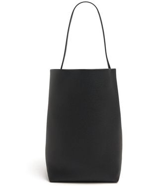 The Row Large N/S Park Tote - Black