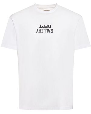 GALLERY DEPT. T-Shirt aus Baumwoll-Jersey mit Logoprint - Weiß