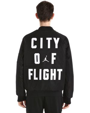 Nike Bomberjacke "air Jordan Wings Ma-1" - Schwarz