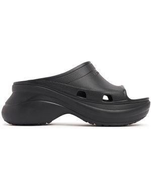Balenciaga Crocsエディション プールスライド - ブラック