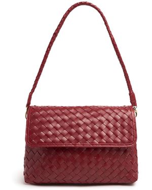 Bembien Madeleine Leather Shoulder Bag - Red