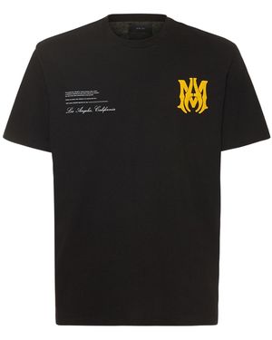 Amiri コットンジャージーtシャツ - ブラック