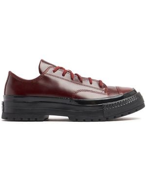 Converse 30Mm Chuck 70 National Leather Trainers - Brown