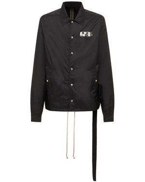Rick Owens リサイクルナイロンジャケット - ブラック