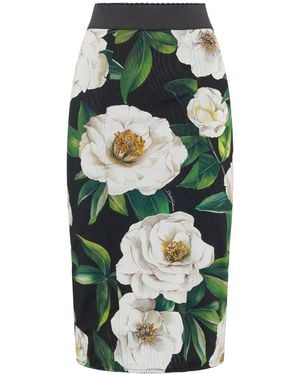 Dolce & Gabbana Gardenia ミディスカート - グリーン