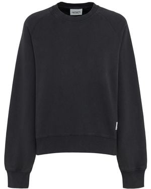 Carhartt Donna Hudson Crewneck Cotton Sweatshirt - Black