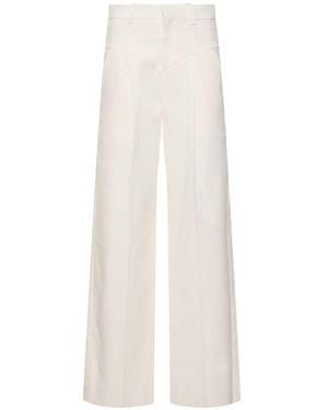Isabel Marant Staya ヘンプブレンドパンツ - ホワイト